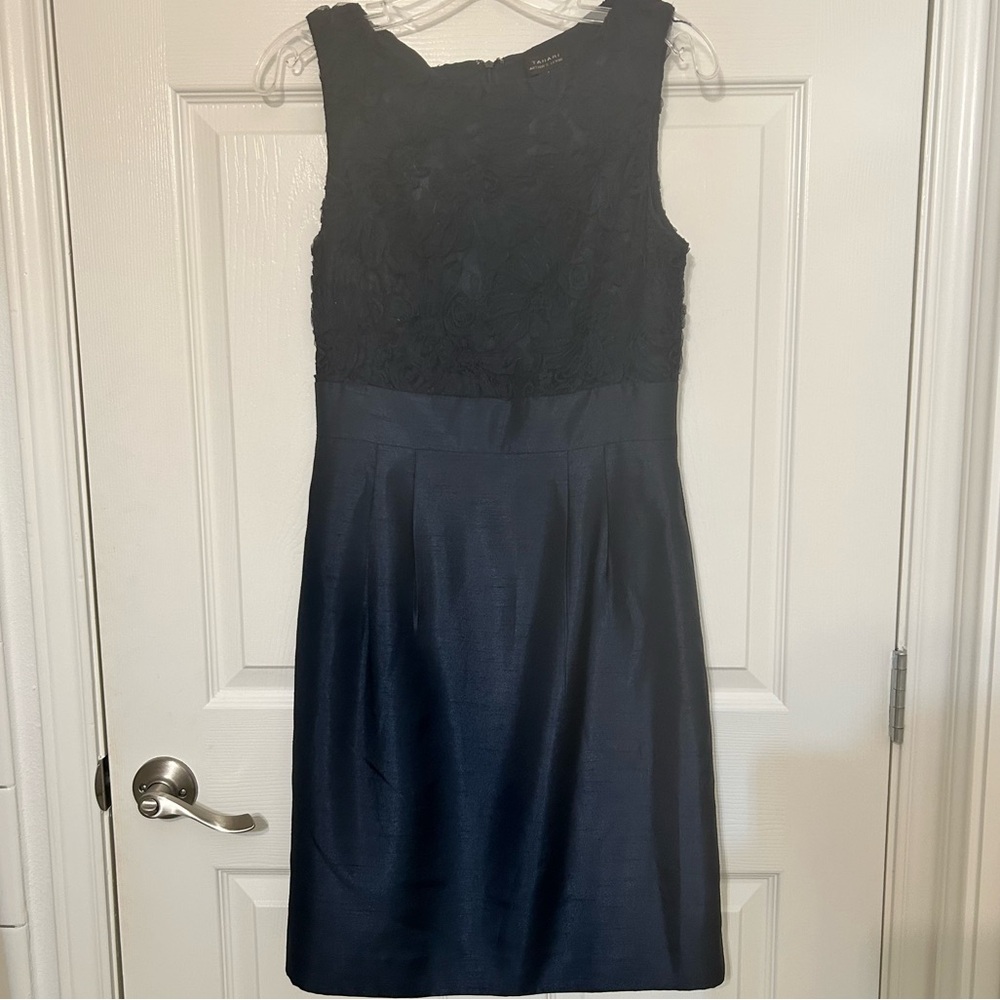 Tahari Navy Dress‎ Size 4